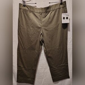 Sag Harbor Changing Times Martini Olive Perfect Fit Waist Paints 18 Short NWT